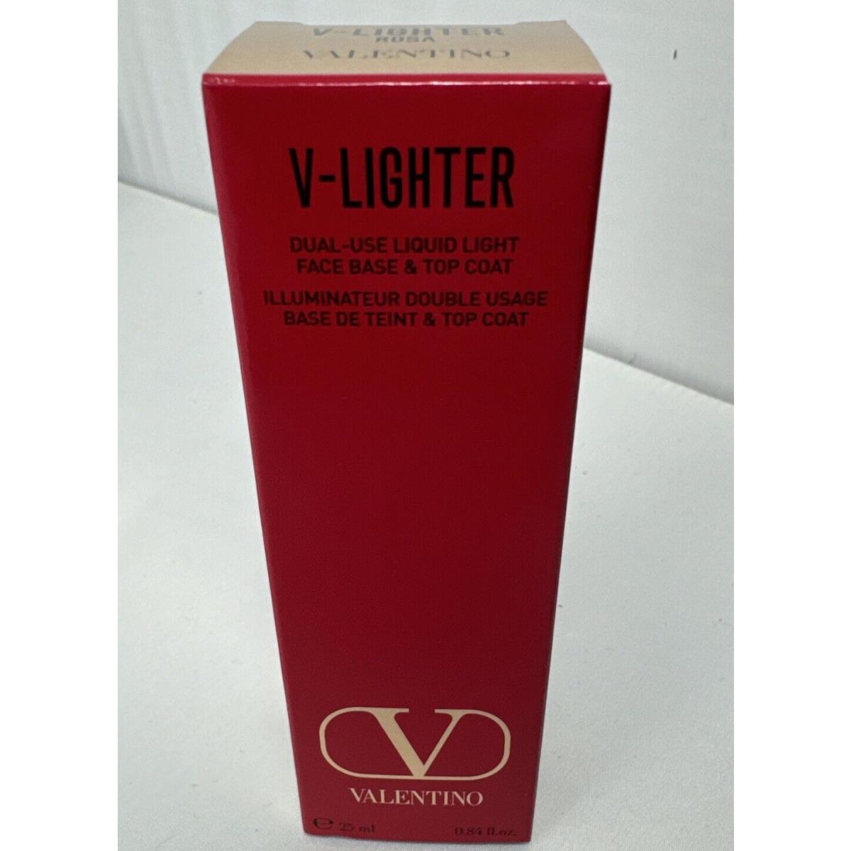 Valentino V-lighter Dual-use Liquid Light Face Base Top Coat 25 ml Ambra Rose