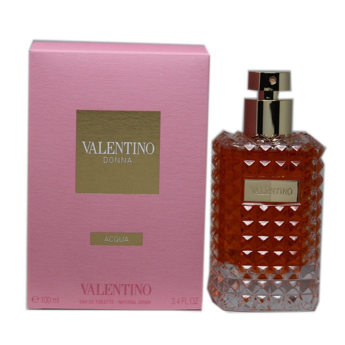 Valentino Donna Acqua Eau DE Toilette Natural Spray 100 ML/3.4 Fl.oz