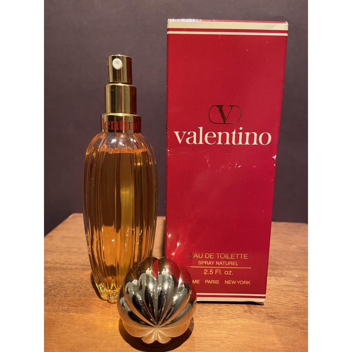 Vintage V Valentino 2.5 oz / 75 ml Eau de Toilette Spray Rare 1985