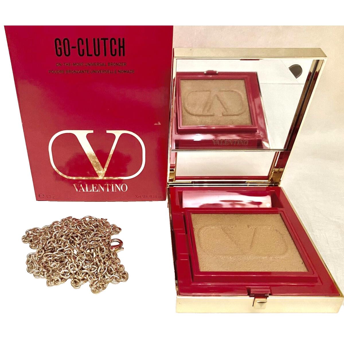 Valentino Go Clutch Refillable Compact Finishing Powder 00 Universal Bronzer