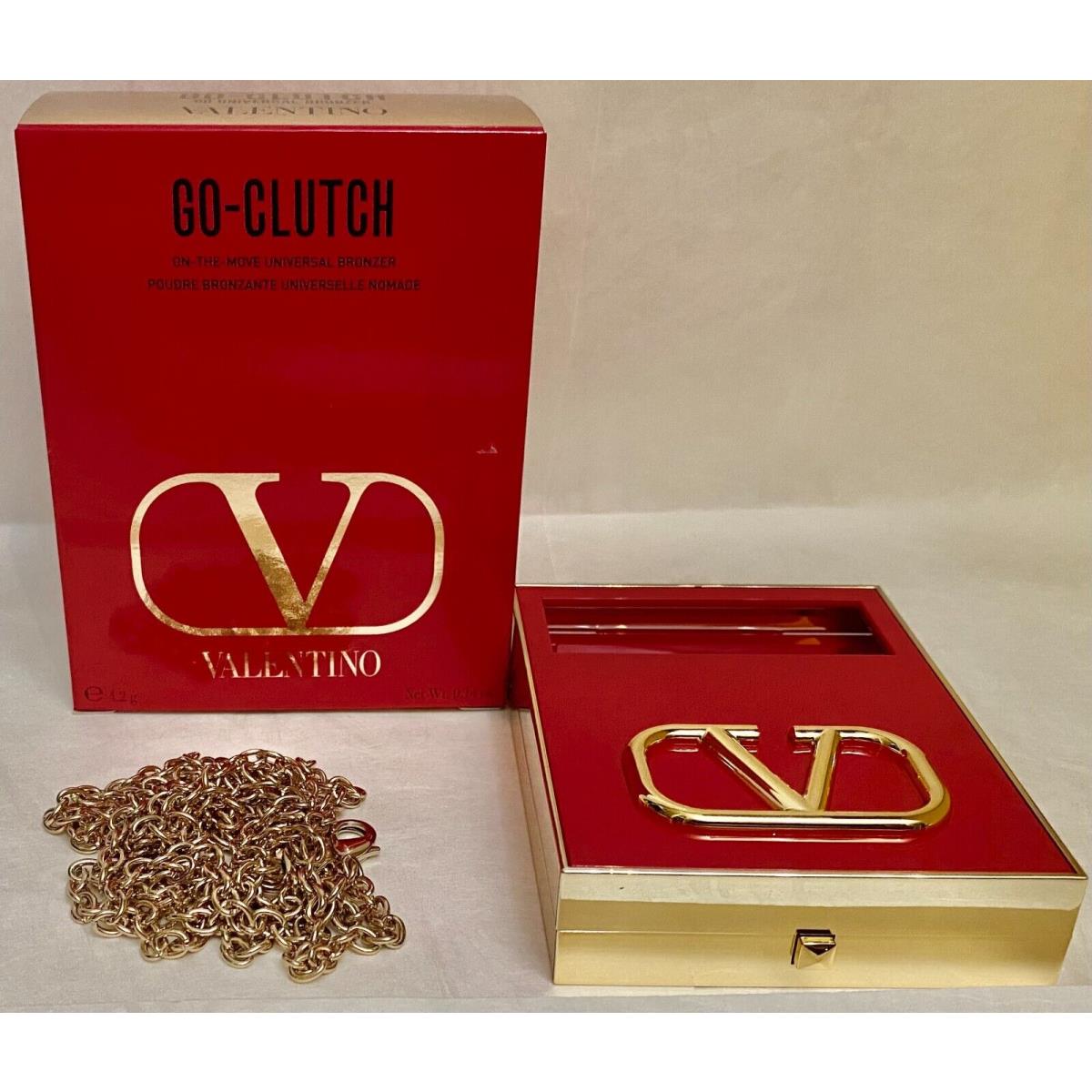 Valentino Go Clutch Refillable Compact Finishing Powder 00 Universal Bronzernib