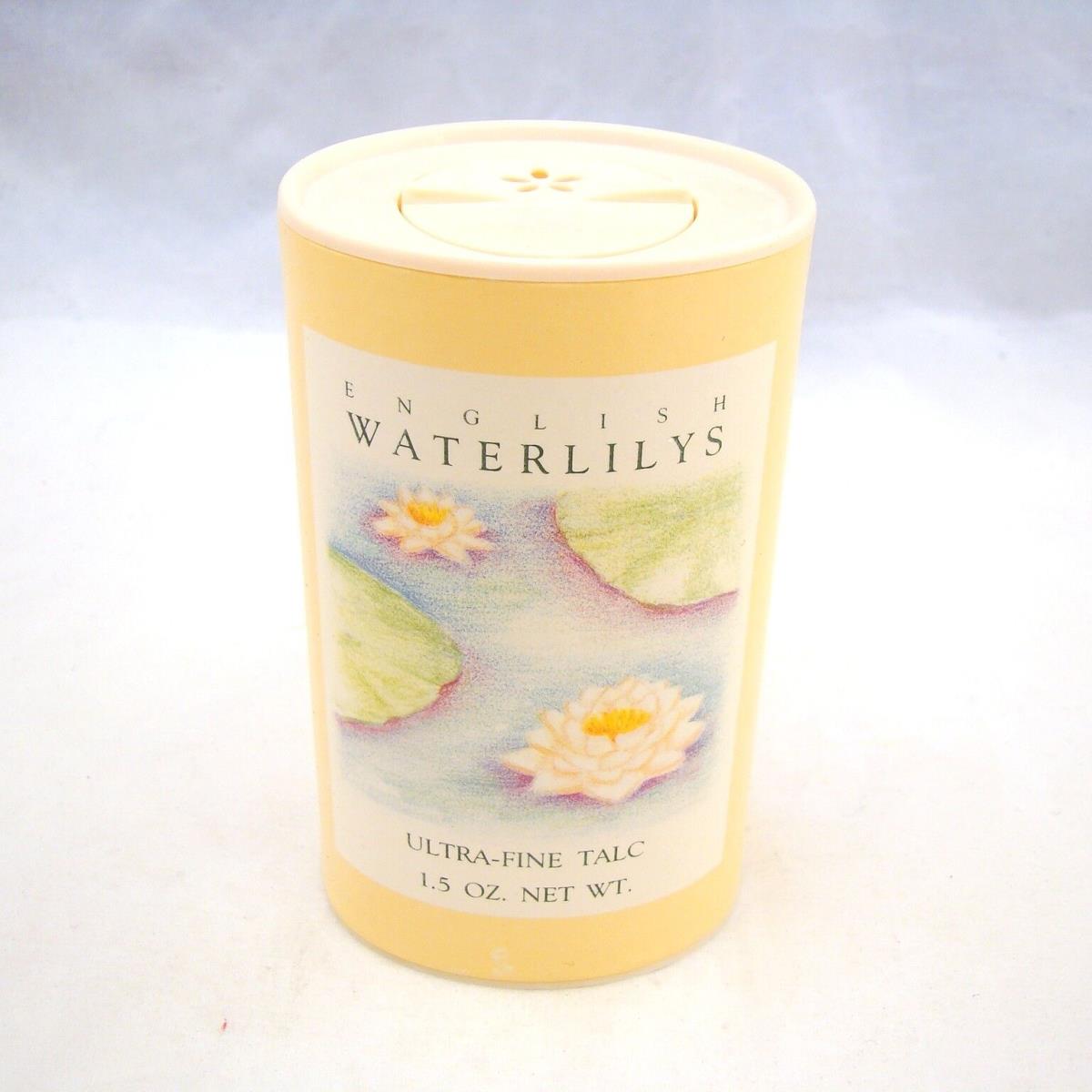 Alyssa Ashley English Waterlilys Ultra Fine Talc 1.5 oz Nwob