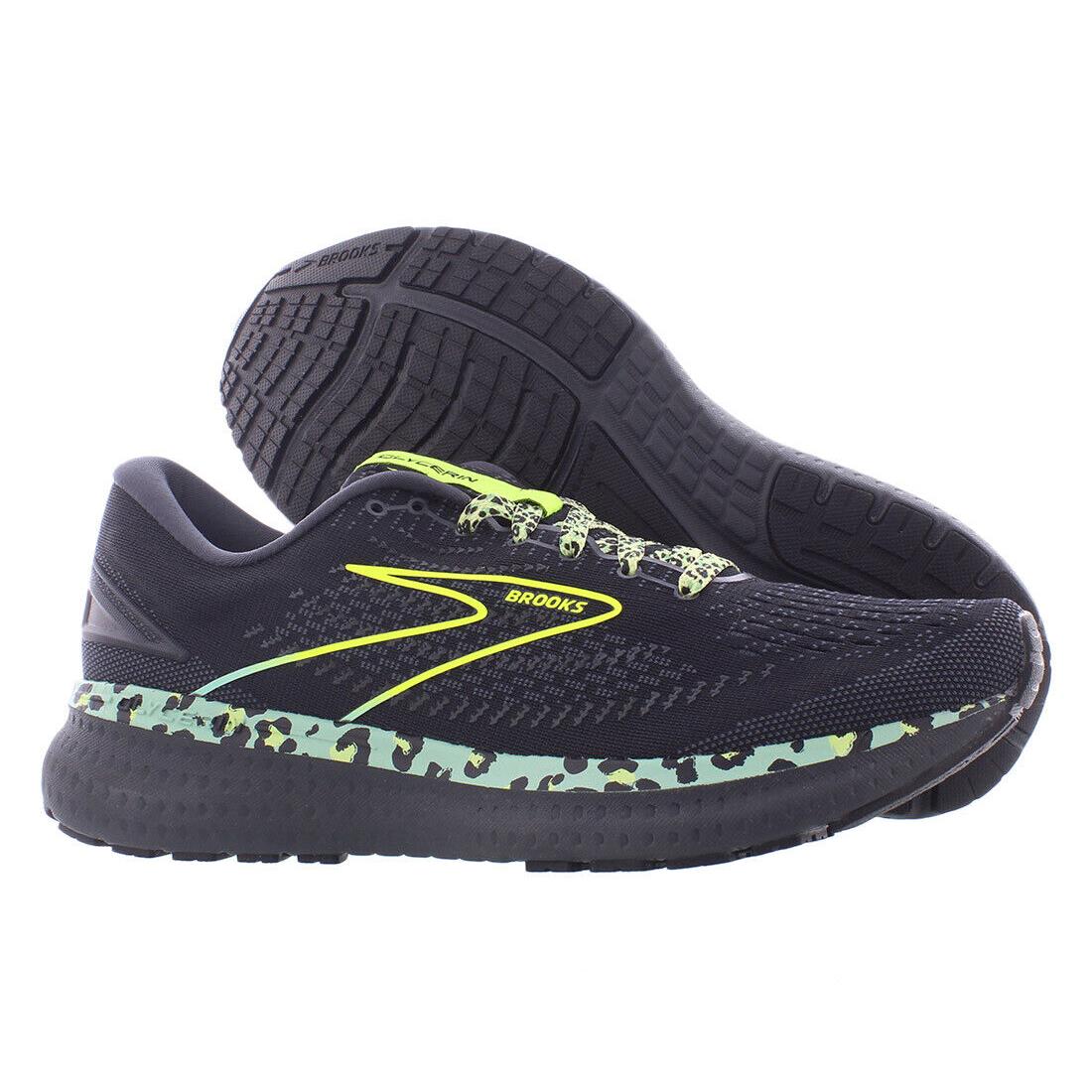 Brooks Glycerin 19 Womens Shoes Size 5.5 Color: Black/green - Black, Main: Black