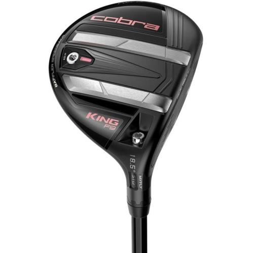 Ladies Cobra King F9 25.5 Degree 7-9 Fairway Wood Black/pink W/headcover