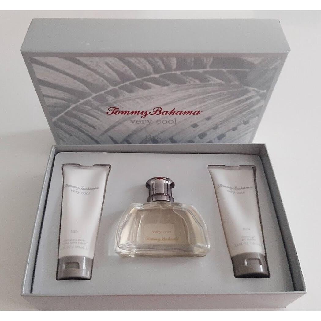 Tommy Bahama Very Cool 3pc Cologne Spray After Shave Gel 3.4oz/100ml