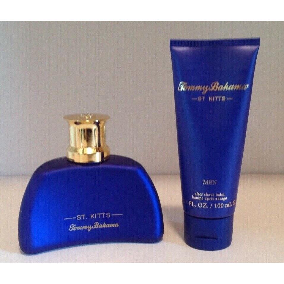 St. Kitts By Tommy Bahama For Men Set: Edc Spray 3.4 oz + After Shave Balm N/b