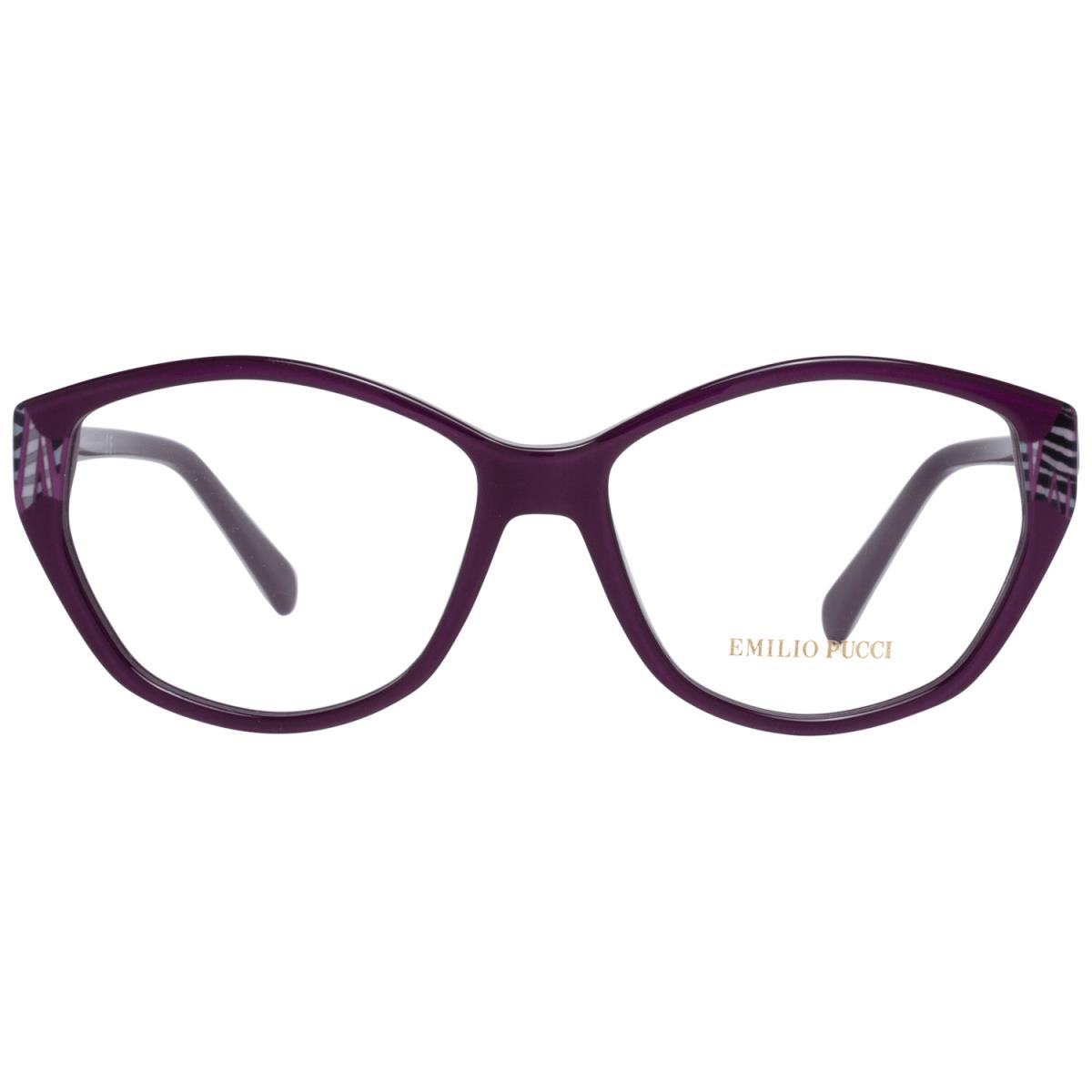 Emilio Pucci EP 5050 Women Purple Optical Frame Plastic Butterfly Casual Eyewear