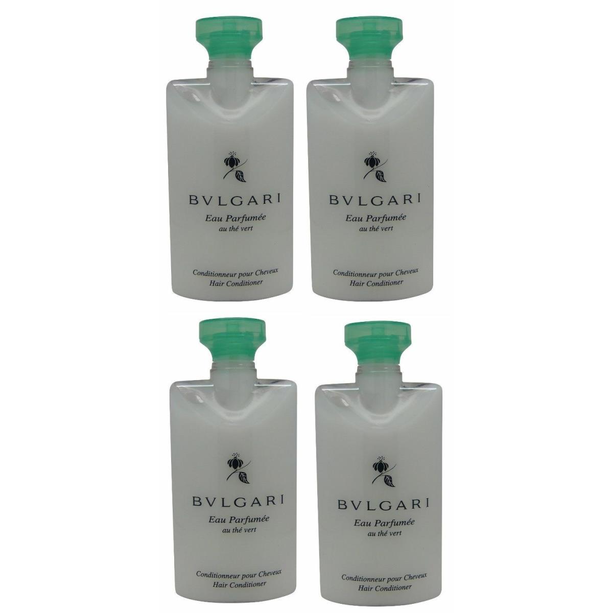 Bvlgari au The Vert Green Tea Conditioner Lot of 4 Each 2.5oz Total of 10oz