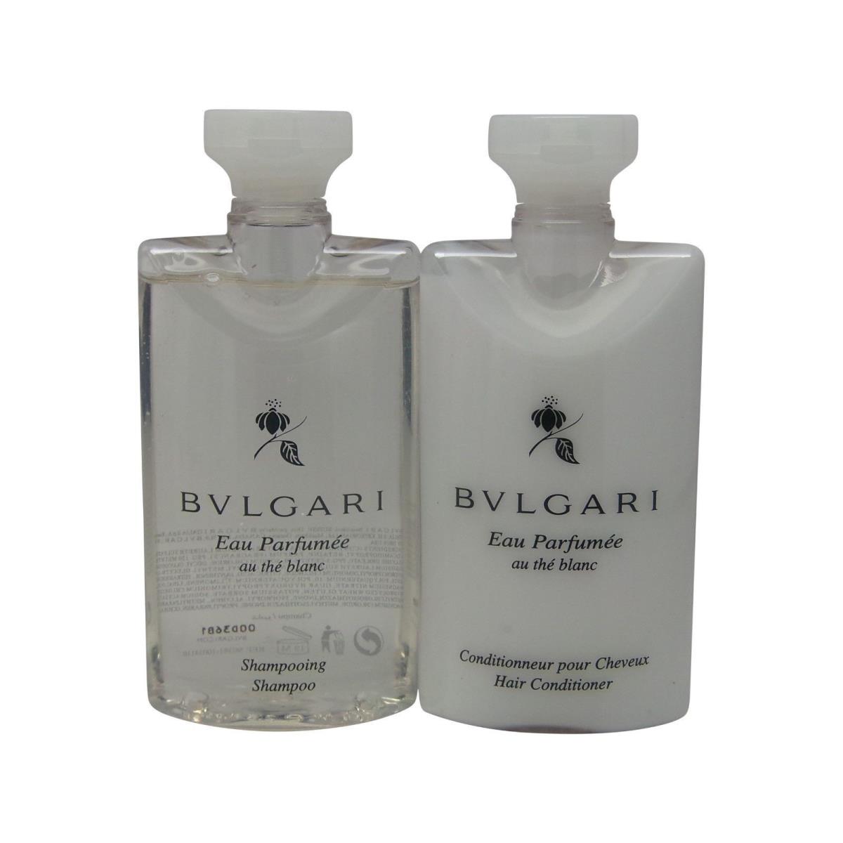 Bvlgari White Tea au The Blanc Shampoo Conditioner Lot of 4 2 of Each