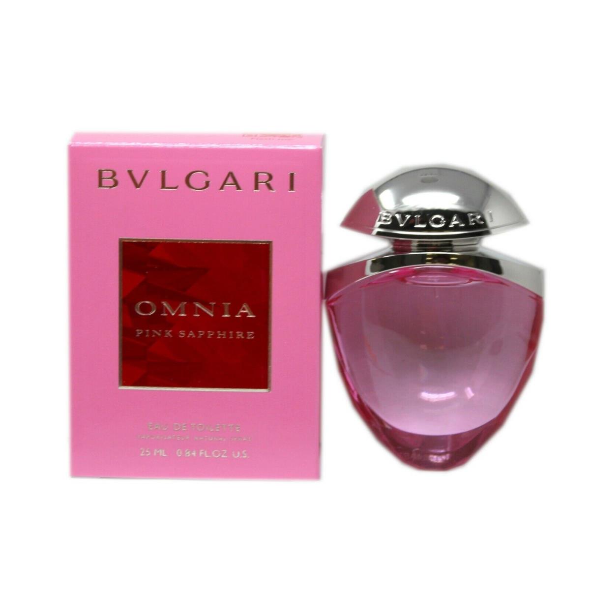 Bvlgari Omnia Pink Sapphire Eau DE Toilette Natural Spray 25 ML/0.84 Fl.oz