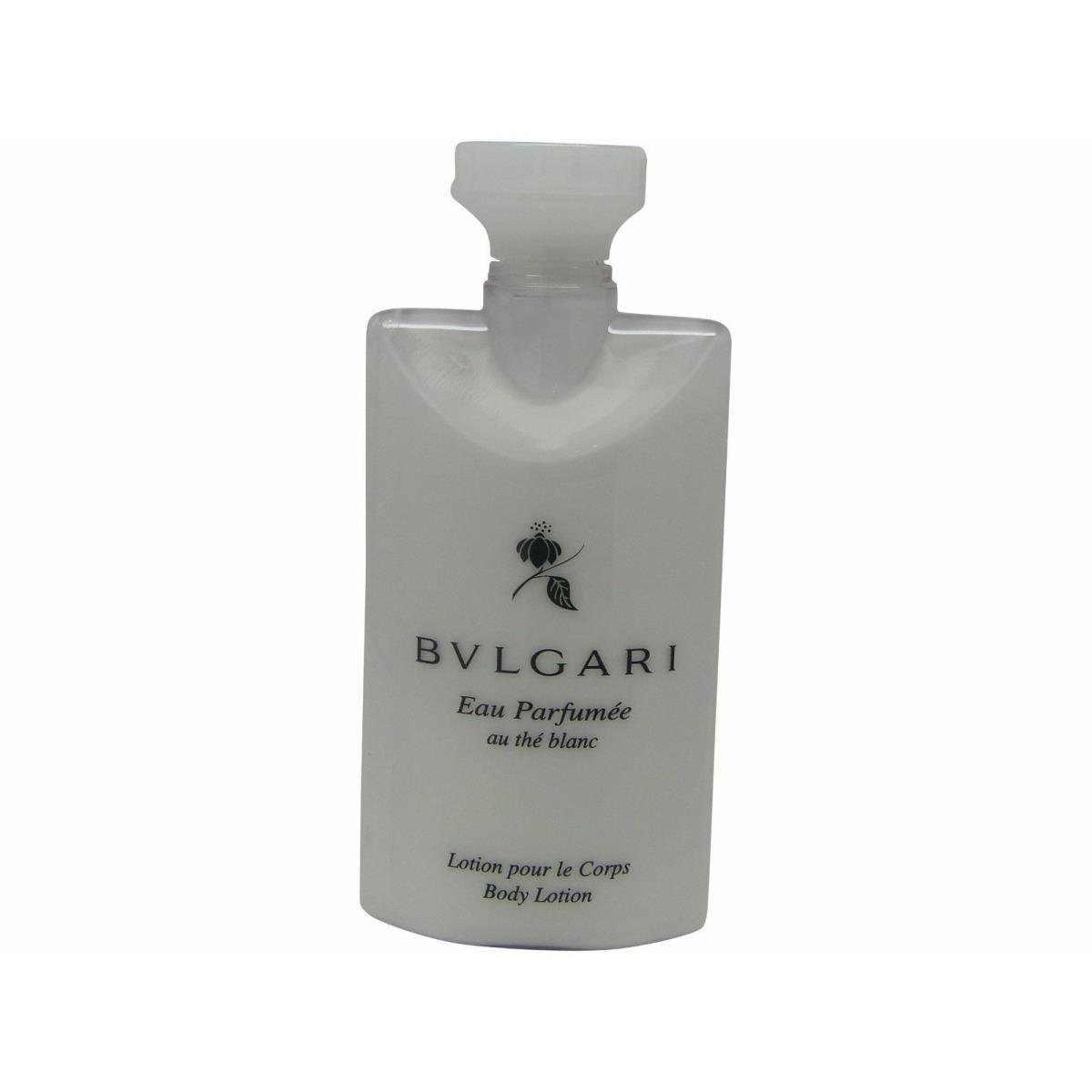 Bvlgari White Tea au The Blanc Lotion Lot of 4 Each 2.5oz Total of 10oz