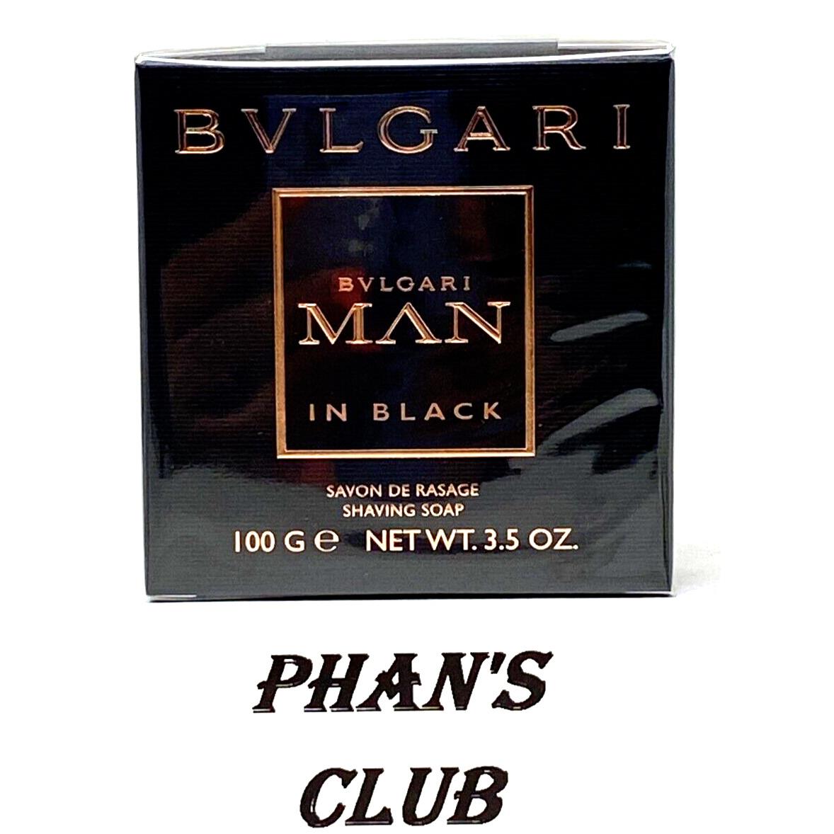 Bvlgari Man In Black 3.5 Oz. Shaving Soap