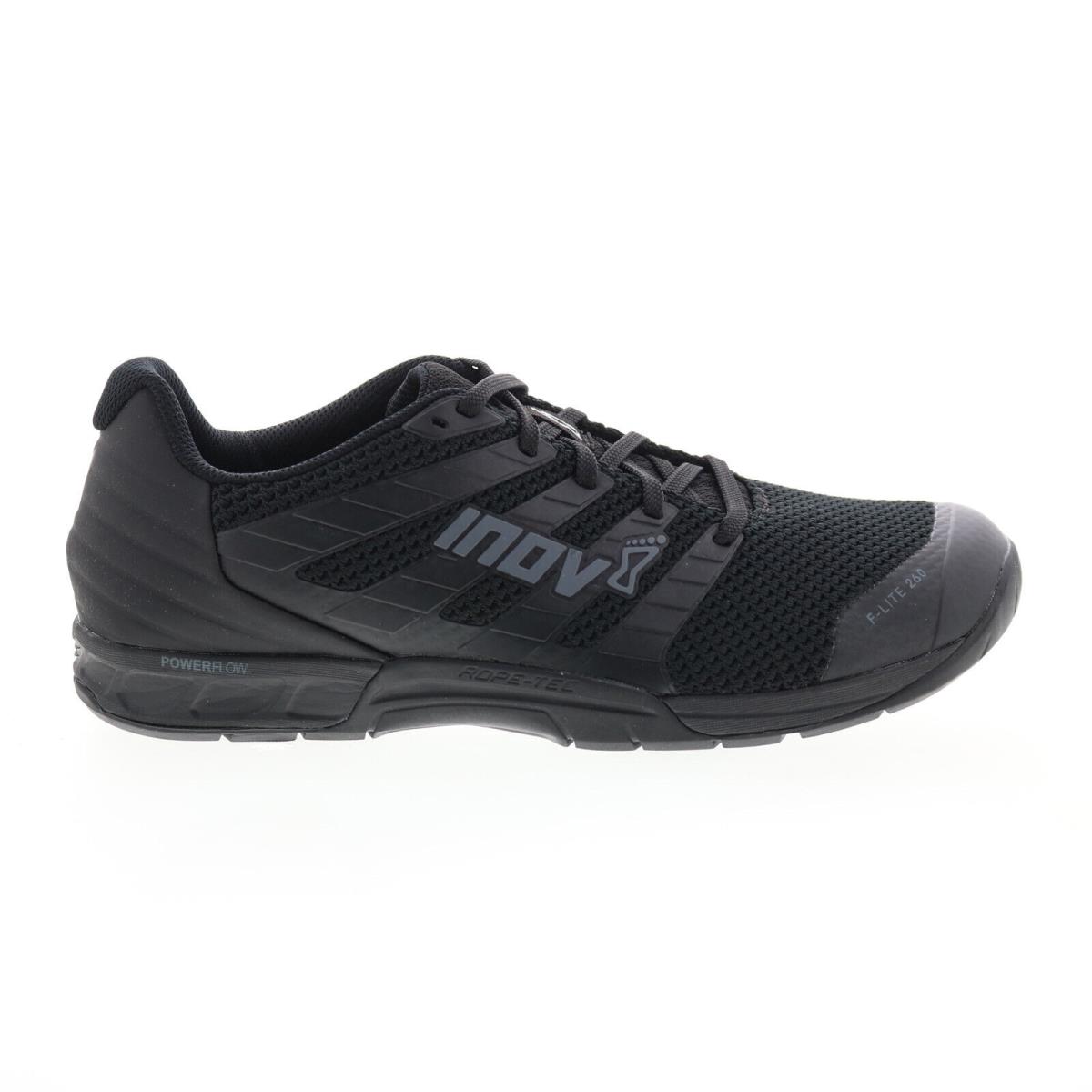 Inov-8 F-lite 260 V2 000992-BK Mens Black Athletic Cross Training Shoes 8.5