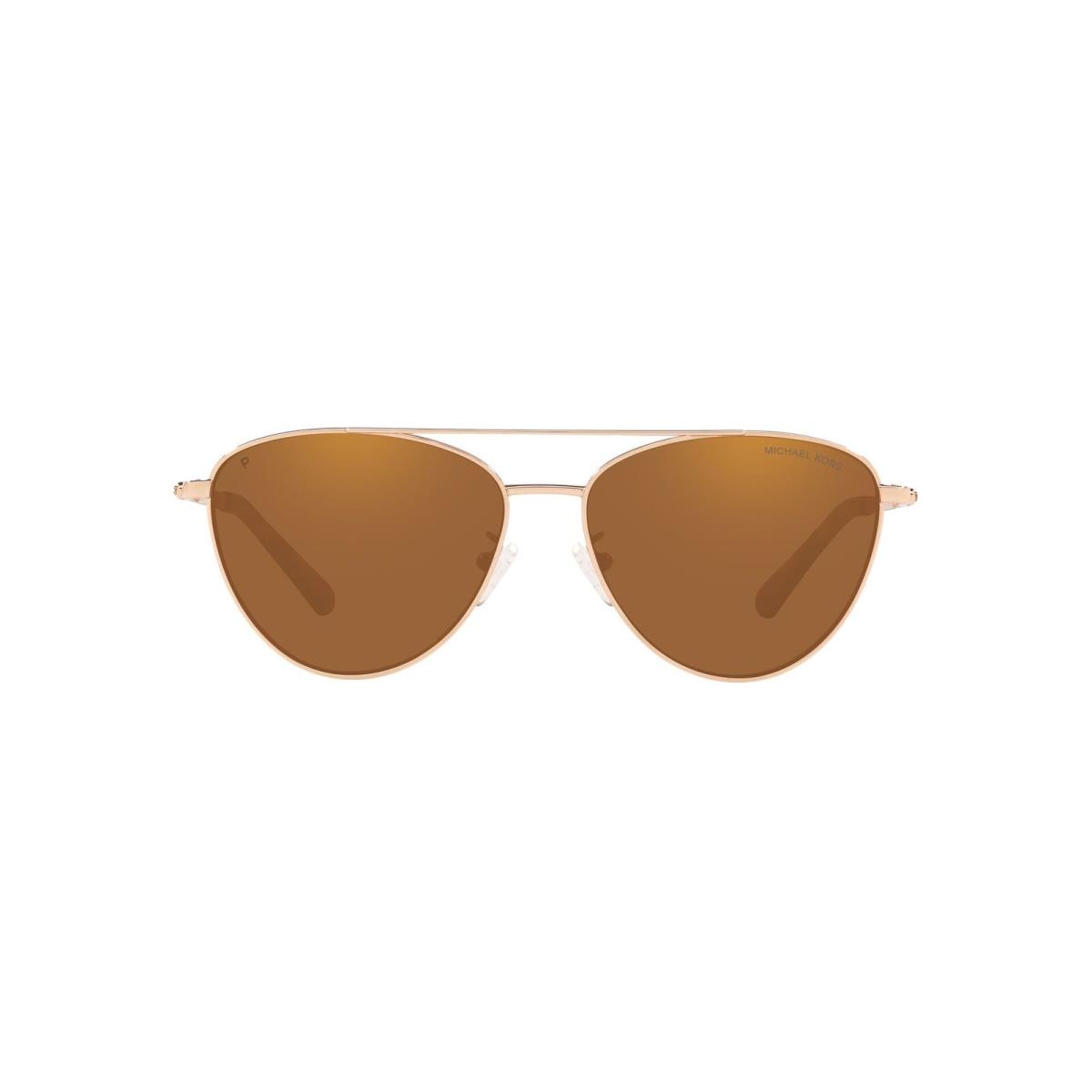 Michael Kors Barcelona MK1056 11082T Sunglasses Women`s Rose Gold/polarized 58mm