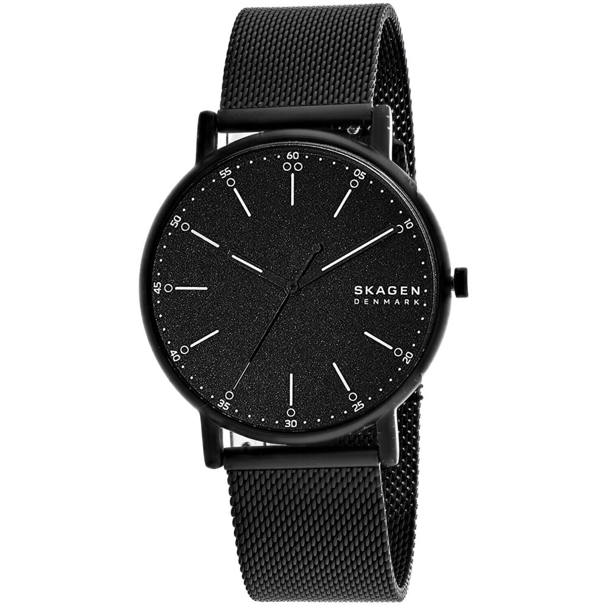 Skagen Men`s Signatur Black Dial Watch - SKW6579