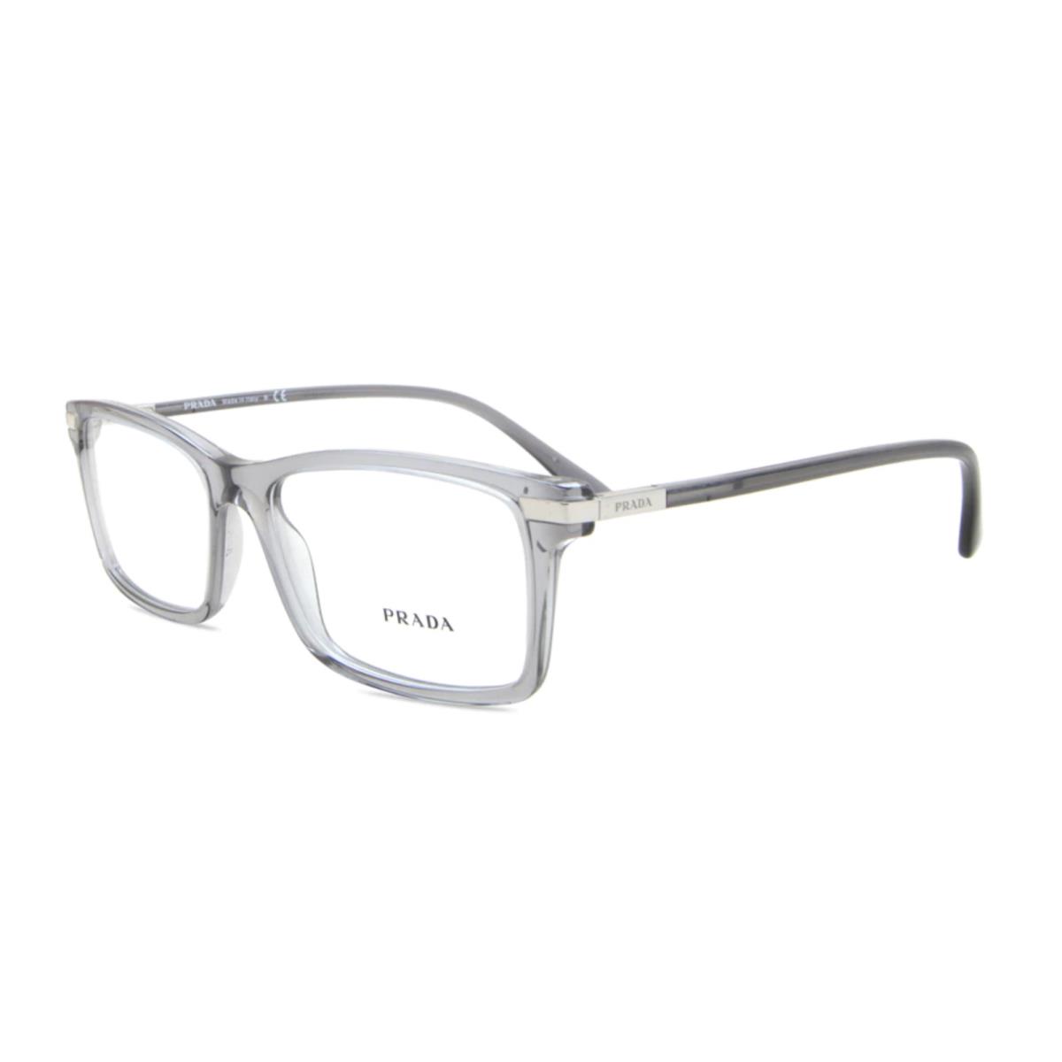 Prada Reading Glasses Vpr 03Y 08U-1O1 56-17 150 Crystal Grey Frames Readers - Frame: Grey, Lens: Clear