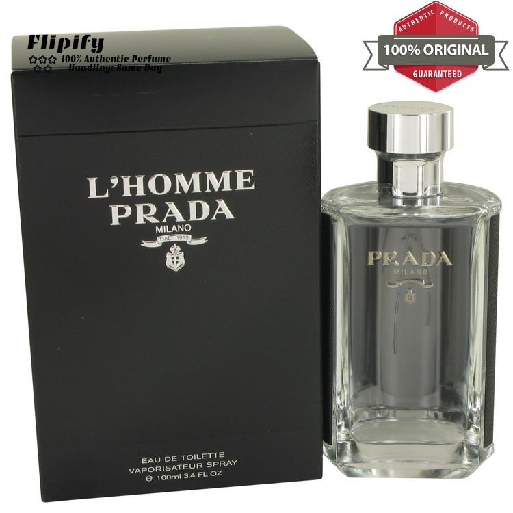 Prada L`homme Cologne 3.4 oz Edt Spray For Men by Prada