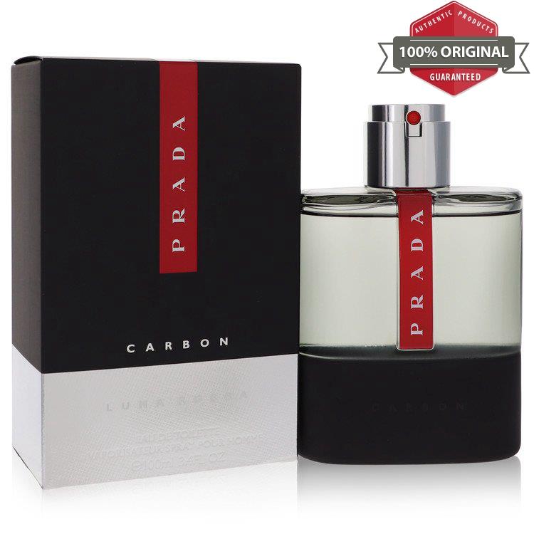 Prada Luna Rossa Carbon Cologne 3.4 oz Edt Spray For Men by Prada