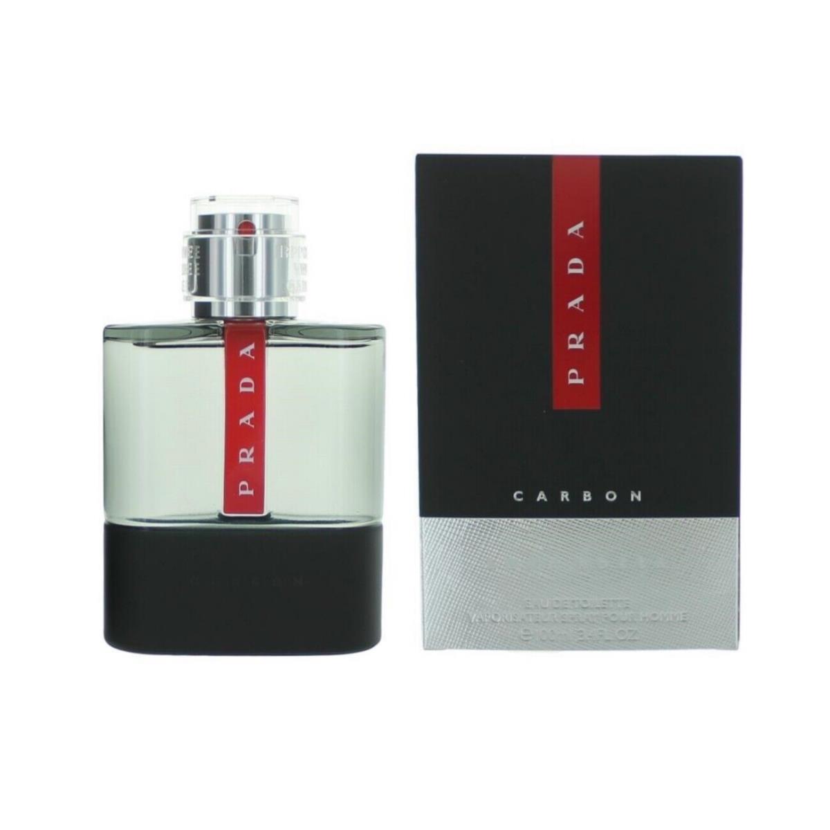 Prada Luna Rossa Carbon Eau De Toilette 3.4 oz / 100 ML Men`s Spray