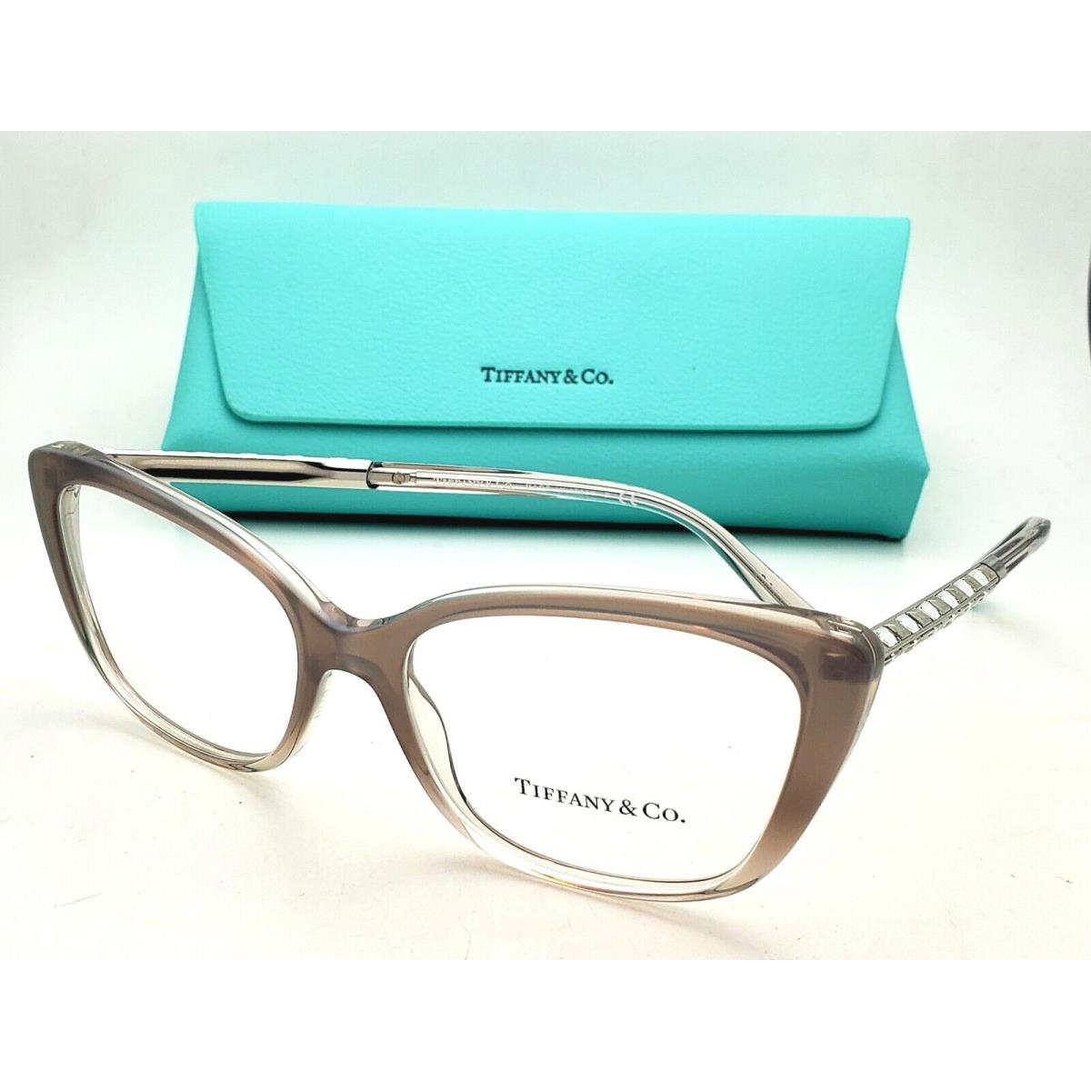 Tiffany Co. Reading Glasses TF 2208-B 8335 54-16 Grey Silver Frame Readers