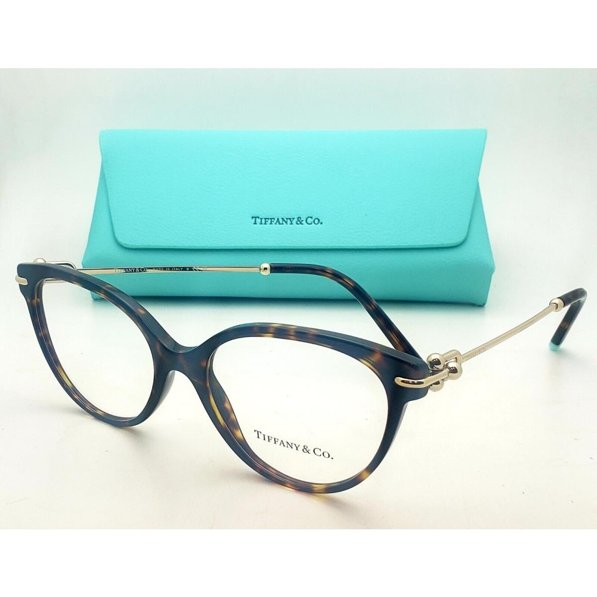 Tiffany Co. Reading Glasses TF 2217 8015 53-17 Tortoise Gold Frame Readers