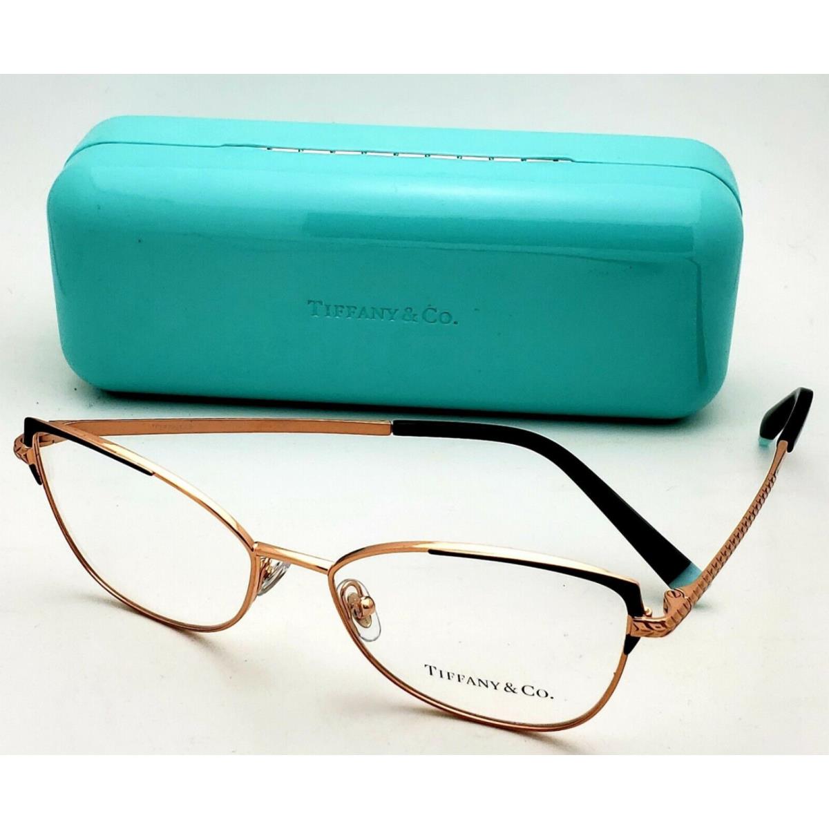 Tiffany Co. Reading Glasses TF 1136 6007 53-16 Gold Black Frames Readers