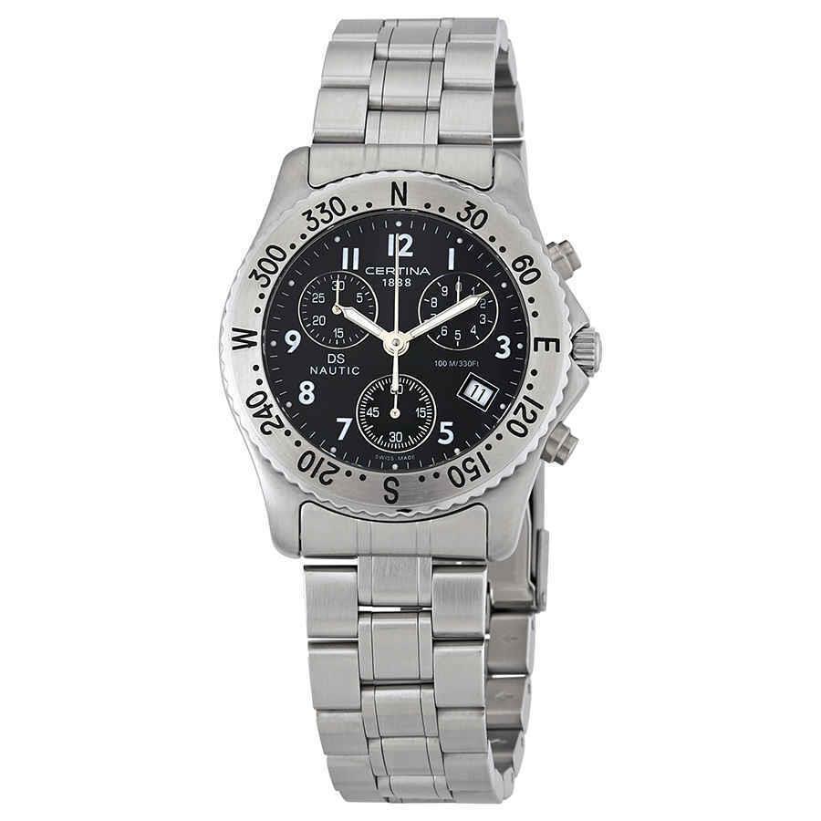 Certina DS Nautic Chronograph Black Dial Men`s Watch C542.7118.42.69