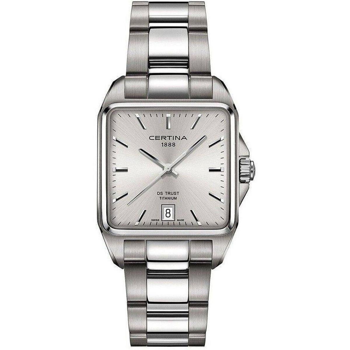 Certina Women`s DS Trust 34mm Quartz Titanium Watch C0195104408100