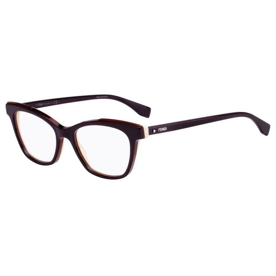 Fendi FF 0256 B3V Eyeglasses Violet Optical Plastic Frame 49