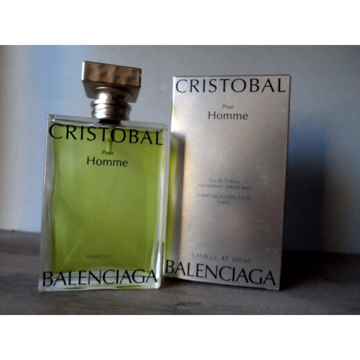 Cristobal Pour Homme Balenciaga Edt Spray 3.3 oz / 100 ml Not