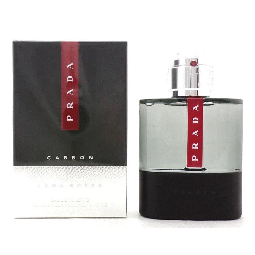 Prada Luna Rossa Carbon Men 3.3 oz 100 ml Eau De Toilette Spray