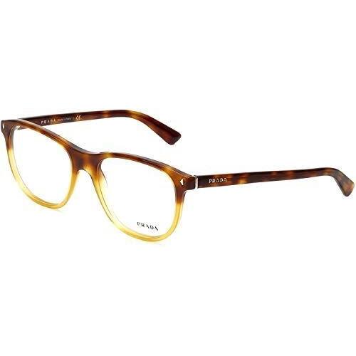 Prada Designer Eyeglasses Frame VPR17R-TKU1O1 Light Havana Blonde Tortoise 54 mm - Light Tortoise Havana Brown Fade, Frame: Multicolor, Lens: Clear