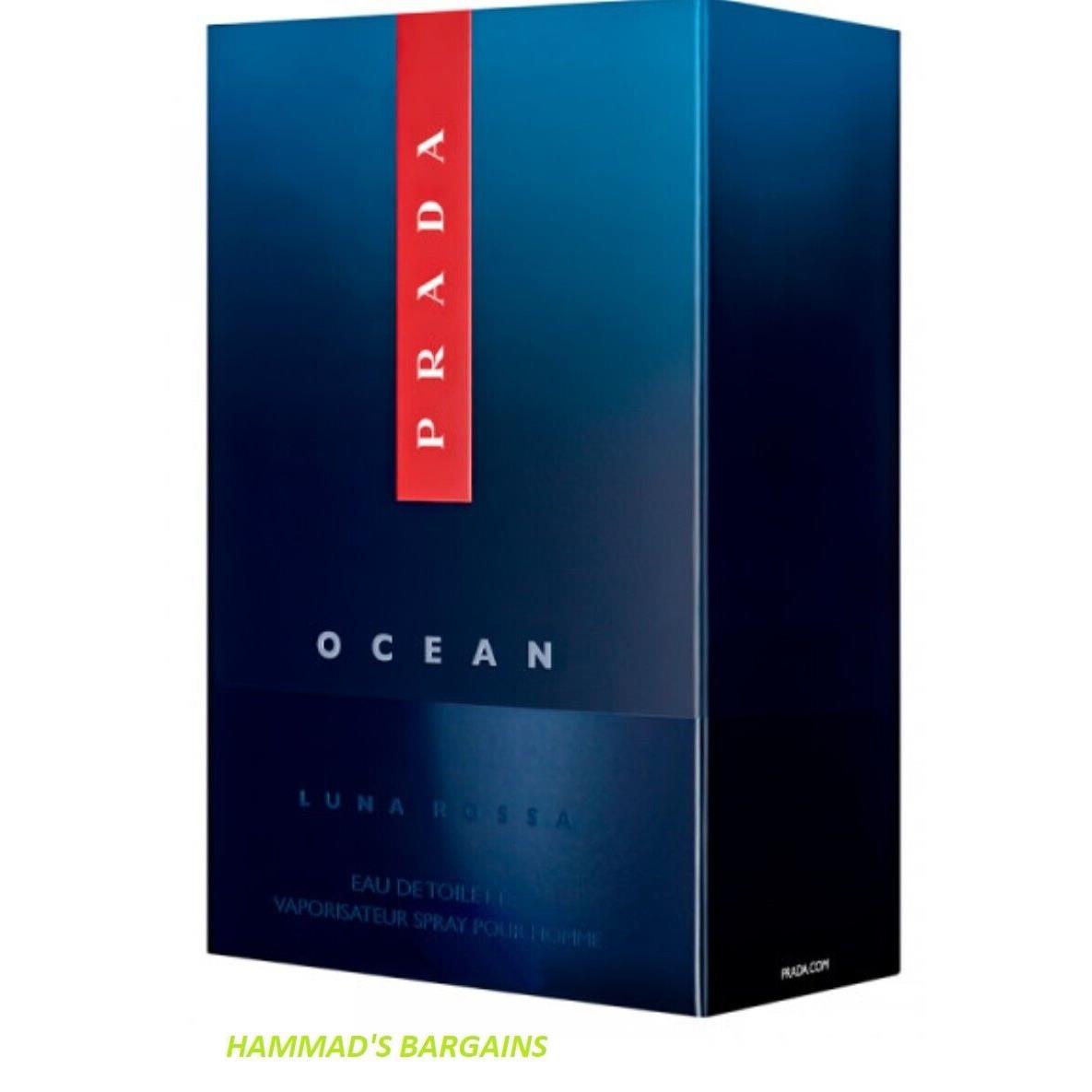 Prada Luna Rossa Ocean Edt 5.0 OZ / 150 ML For Men