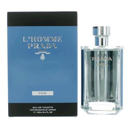 Prada L`homme L`eau 3.4 oz Edt Cologne For Men