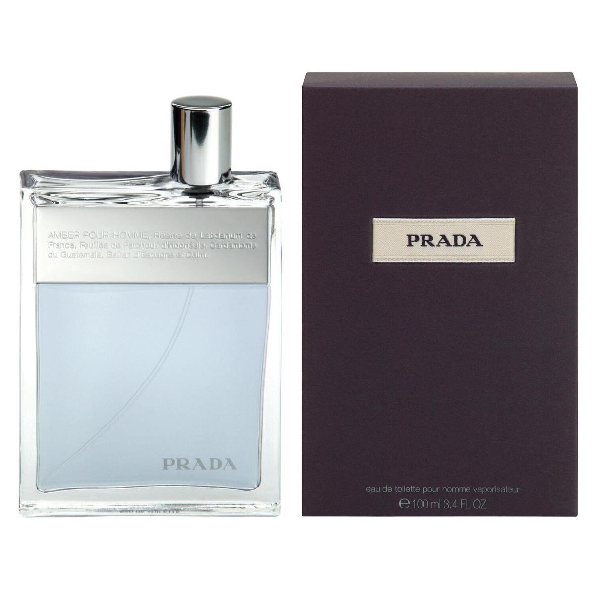 Prada Pour Homme by Prada For Men 3.4 oz Eau de Toilette Spray