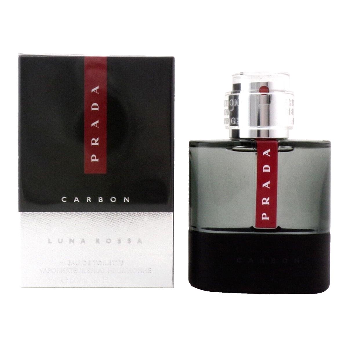 Prada Luna Rossa Carbon 1.7 oz Eau de Toilette Spray For Men. Box