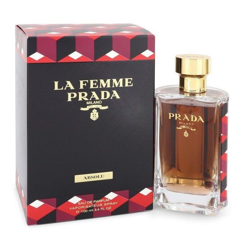 Prada La Femme Absolu Women 3.3 3.4 oz 100 ml Eau De Parfum Spray