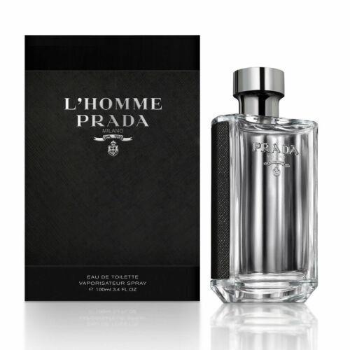 Prada L`homme Men 3.3 oz 100 ml Eau De Toilette Spray