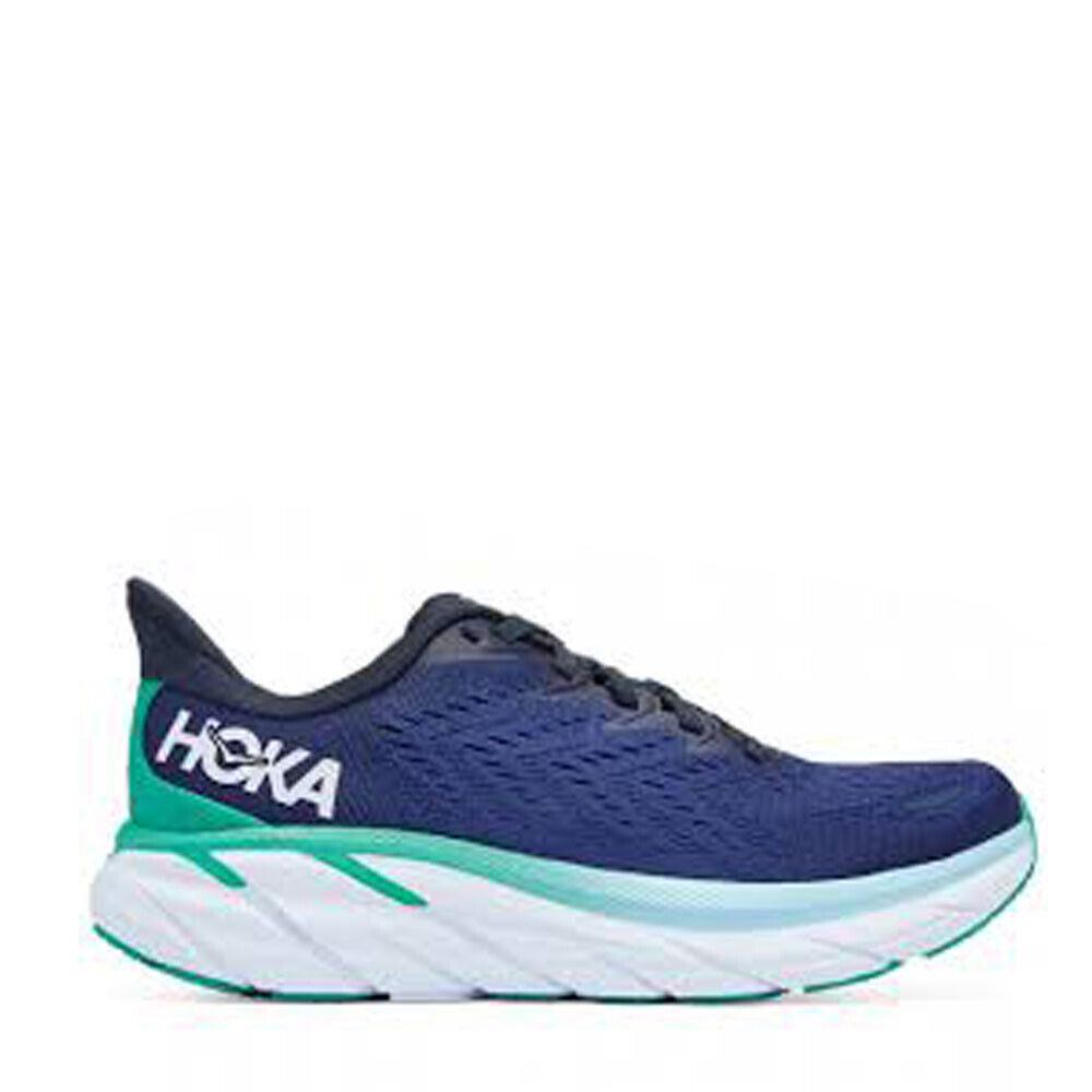 Hoka Women`s 1119394-OSBB Clifton 8 Outer Space Bellwether Blue