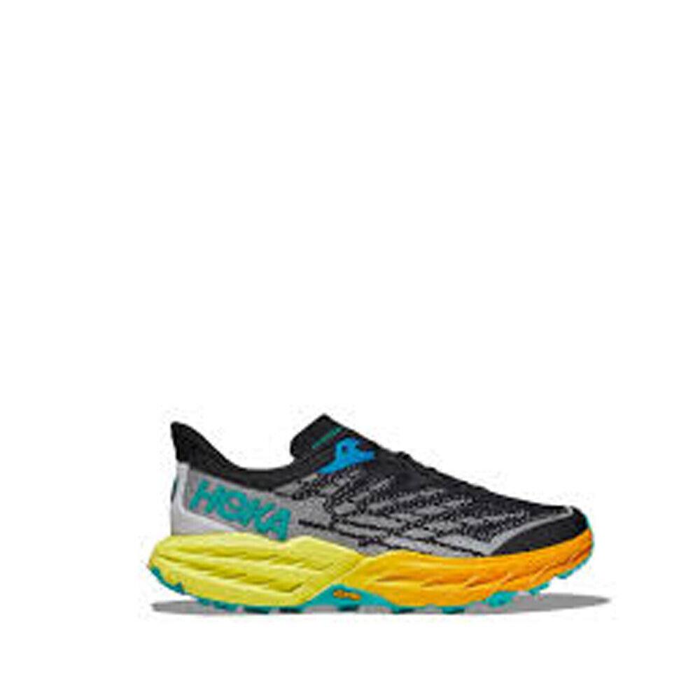 Hoka 1123158-BEPR Speedgoat 5 Black/evening Primrose Women Shoe Medium