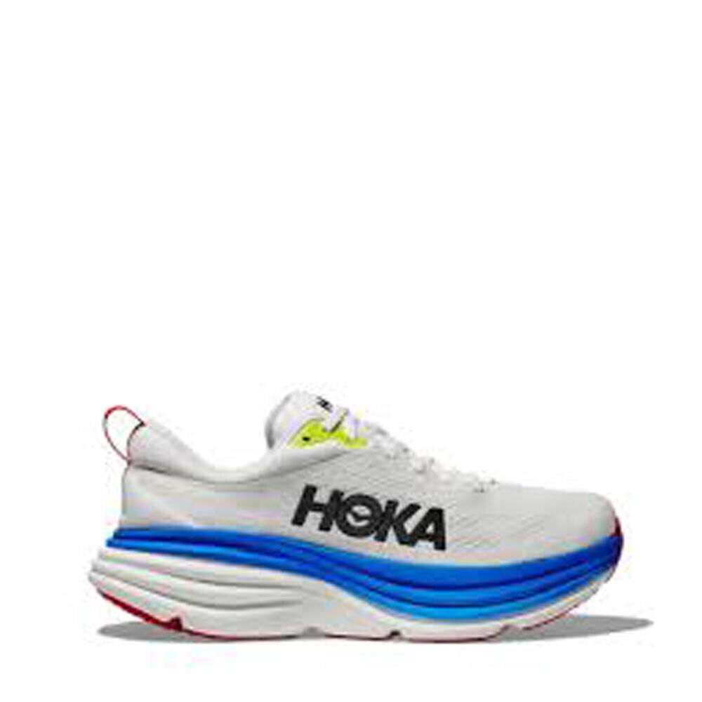 Hoka 1123202-BVR Bondi 8 Blanc de Blanc/virtual Blue Men Shoe Medium