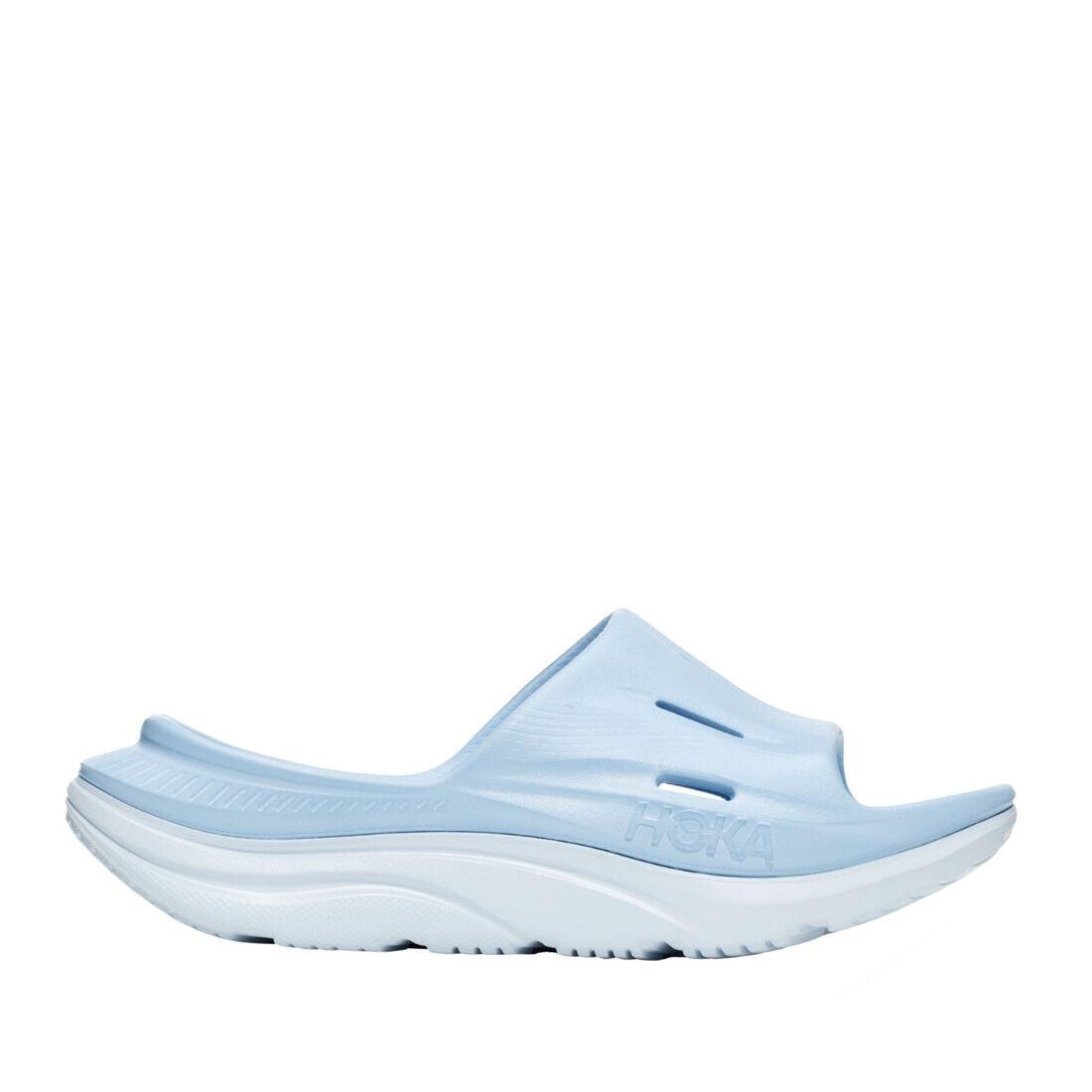 Hoka 1135061-IWAB Men`s One One Ora Recovery in Ice Water/airy Blue- Medium