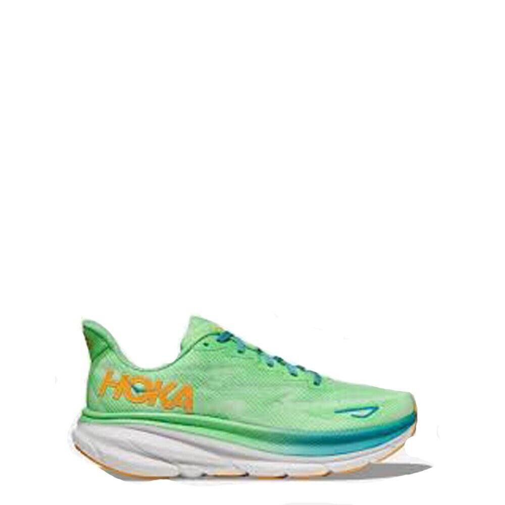 Hoka Men`s Clifton 9 in Zest/lime Glow - Green