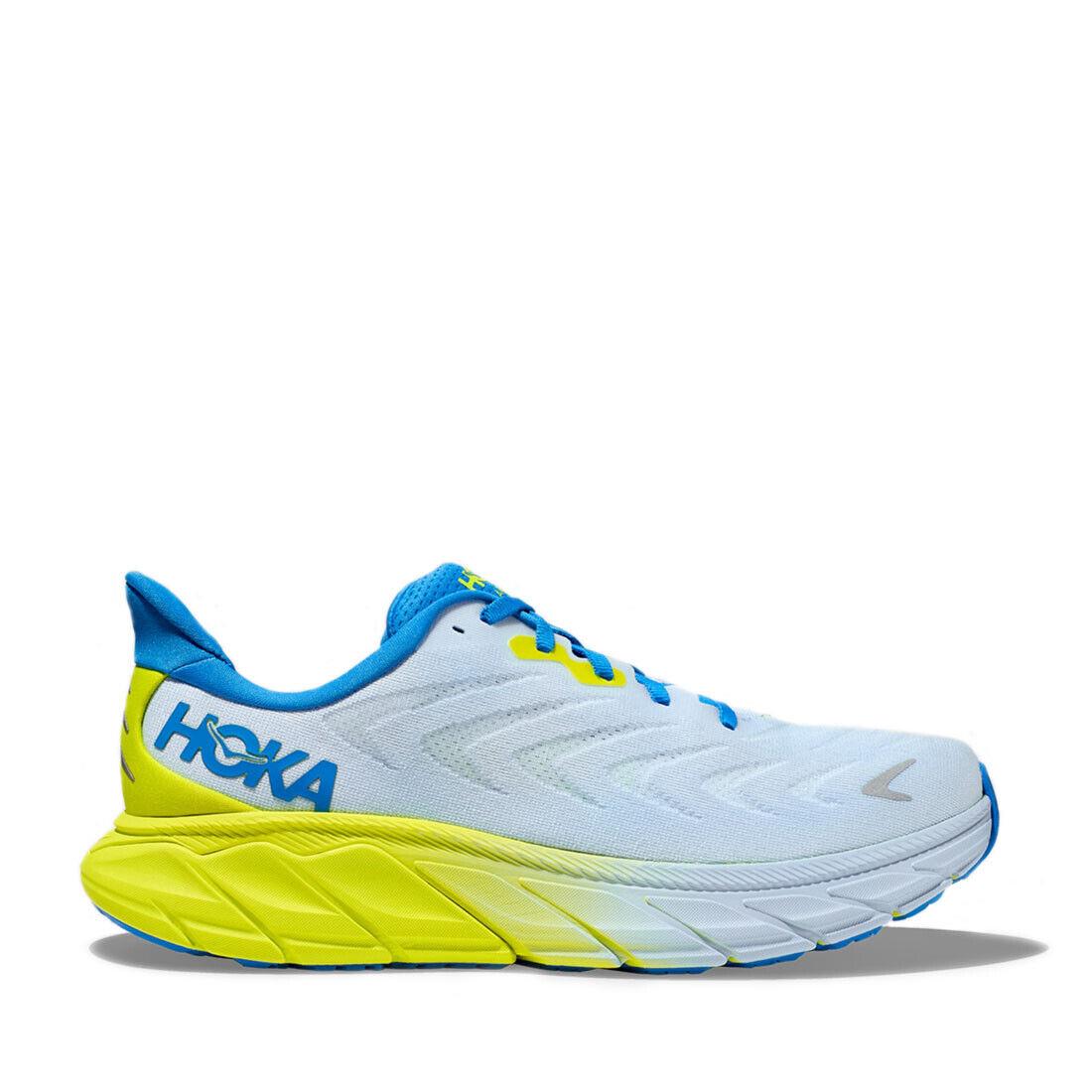 Hoka Men`s 1123194-IWEP Arahi 6 in Ice Water/evening - White