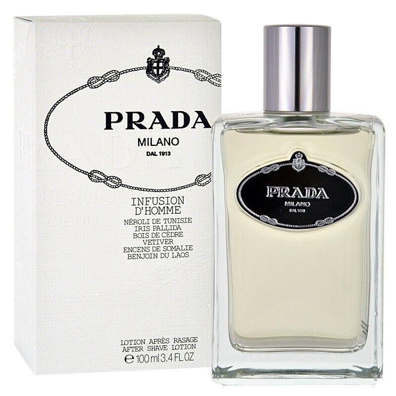 Prada Milano Infusion D`homme by Prada Aftershave Lotion For Men 3.4 Oz
