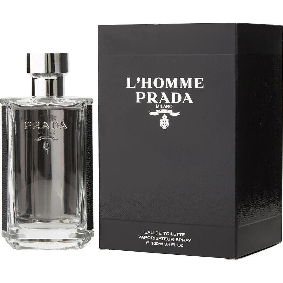 Prada L`homme 3.3 oz / 100 ml Eau de Toilette Spray For Men