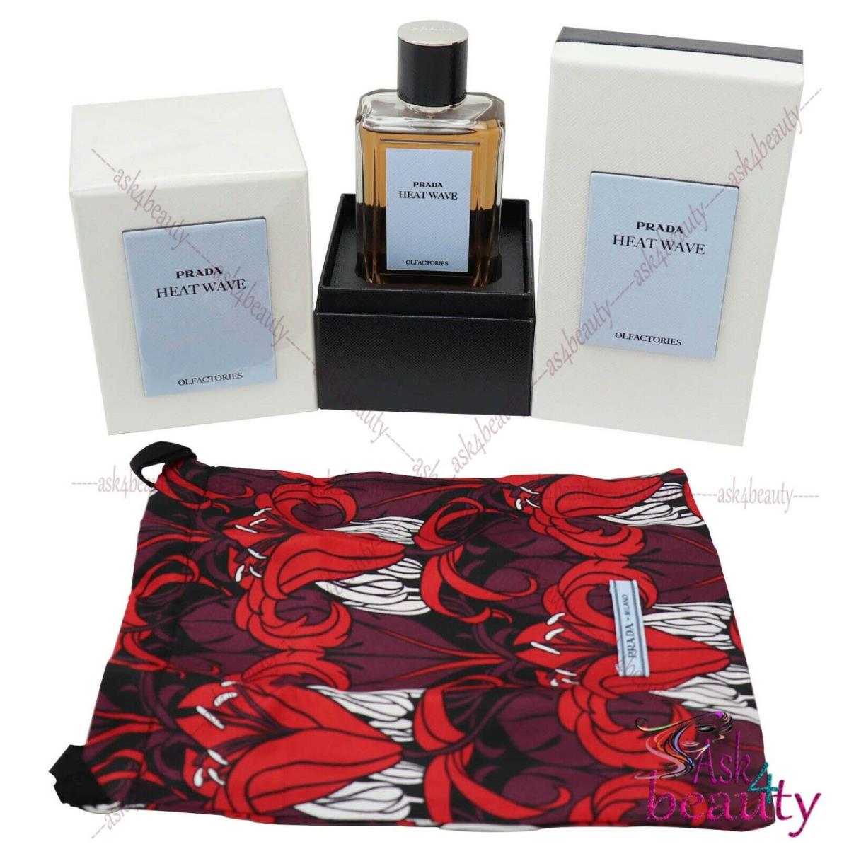 Prada Olfactories Heat Wave 3.4oz/100ml Spray For Women with Freegift