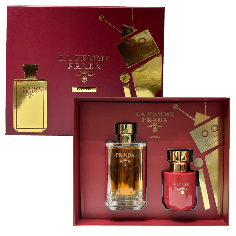 LA Femme Prada Intense BY Prada Edp 3.4 OZ Body Lotion 2 PC Set