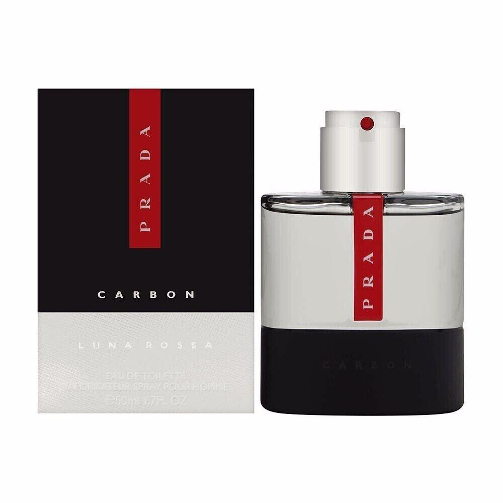 Prada Luna Rossa Carbon For Men by Prada Eau de Toilette Spray 1.6 oz Box