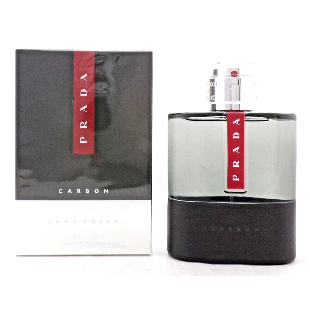 Prada Luna Rossa Carbon 5.0 Oz. Eau de Toilette Spray For Men. Box